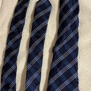 Classic Navy Plaid Men's Tie
